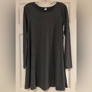 Old Navy Long Sleeve Jersey Swing Dress